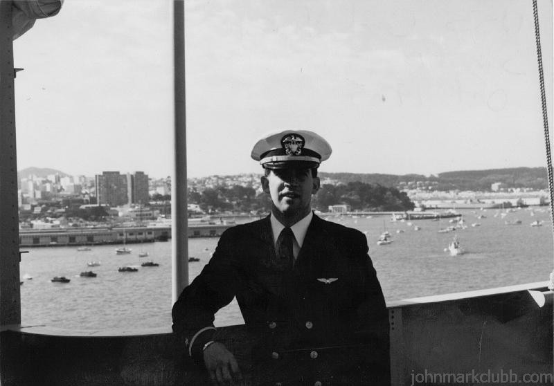 JMC 1985 - 4.JPG - Onboard USS Carl Vison as a Navy Ensign in San Francisco Bay 1985